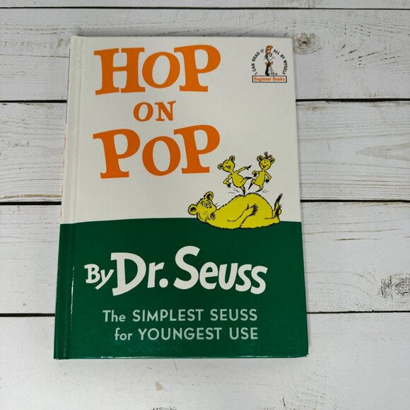 Dr. Seuss Childrens Book Bundle One Fish Two Fish, Hop On Pop, Green Eggs & Ham - Picture 9 of 11